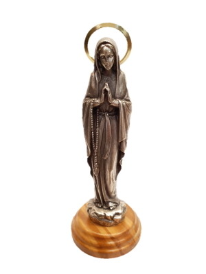 Lourdes 12 cm metaal