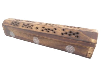 Wierookkistje hout  30 cm