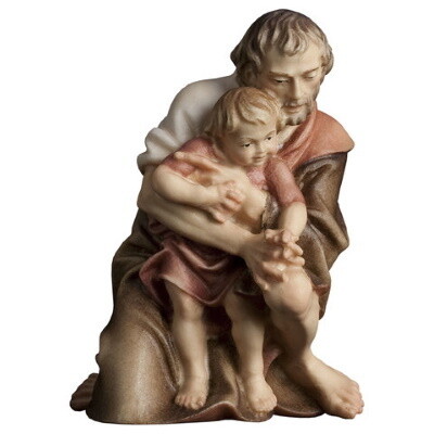 Herder en kind 15 cm gekleurd