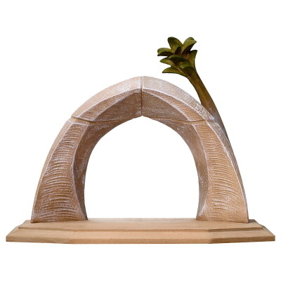 Kerststal in houtsnijwerk voor figuren van 12 cm Kerststal in houtsnijwerk voor figuren van 12 cm