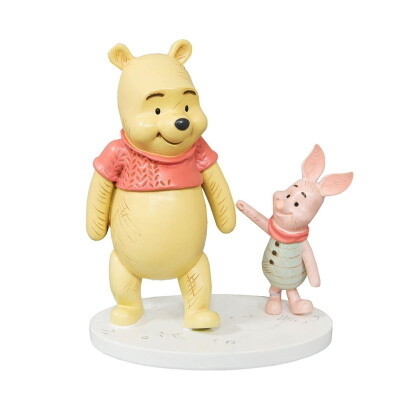 Beeldje Disney Pooh & Piglet 18 cm