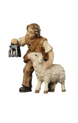 Herder houtsnijwerk 12 cm