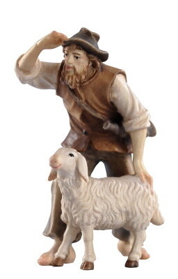 Herder houtsnijwerk 12 cm