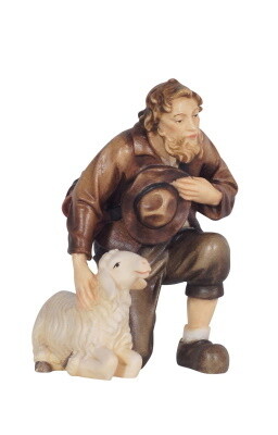 Herder houtsnijwerk 12 cm