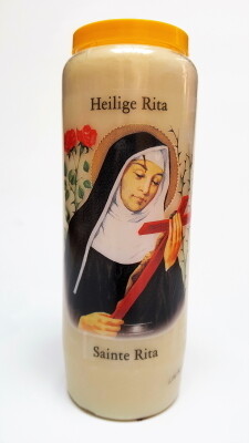 Noveenkaars RITA MET GEBED IN NEDERLANDS EN FRANS