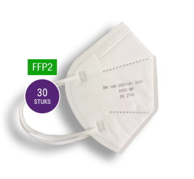 Mondkapjes 30 stuks - Mondmasker - FFP2 - WIT