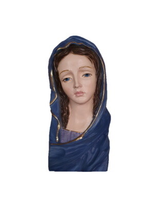 Buste Onze Lieve Vrouw 20 cm marmerstof