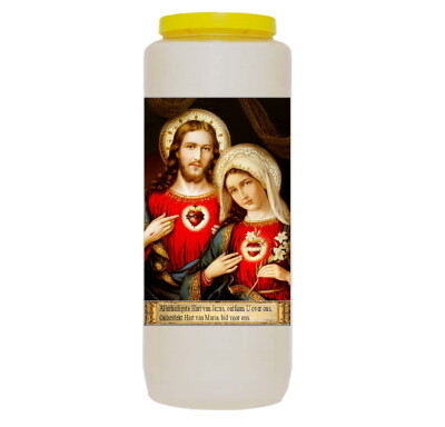 Noveenkaars Heilig Hart Jezus &amp; Maria Bid Voor Ons