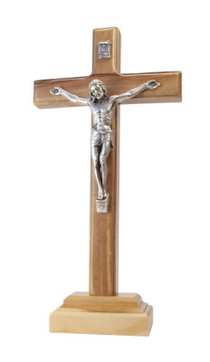 Kruis staand 18.5 cm OLIJFHOUT