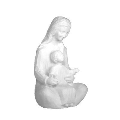 Madonna met kind 15 cm TERRACOTTA