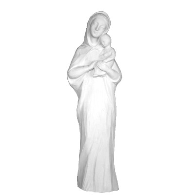 Madonna met kind 25 cm TERRACOTTA