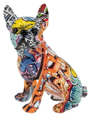 Frans bulldog Groovy Art 20 cm