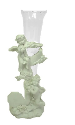 Vaas met engelen 22 cm