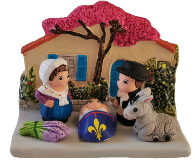 Kerstset PROVENCE  7 x 8 cm