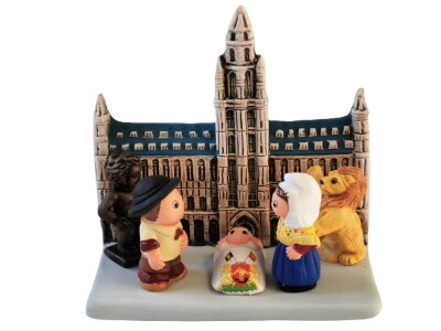 Kerstset Belgie 7 x 8 cm