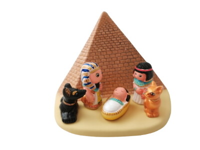 Kerstset Egypte 7 x 8 cm