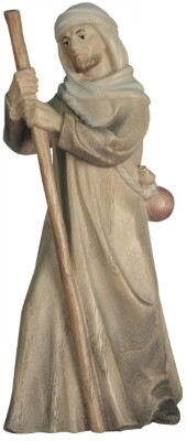 Kameeldrijver houtsnijwerk gekleurd 12 cm LEONIE