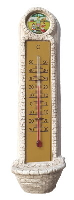 Thermometer met OLV Scherpenheuvel 21 cm