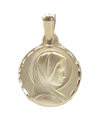 Madonna 15 mm GOUD 375/1000 Madonna 15 mm GOUD 375/1000