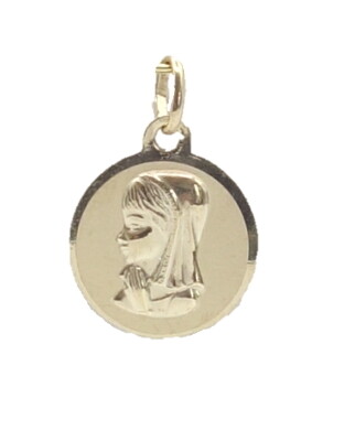 Madonna 15 mm GOUD 375/1000