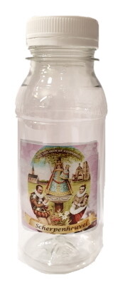 Fles voor wijwater 0.25 L met OLV Scherpenheuvel