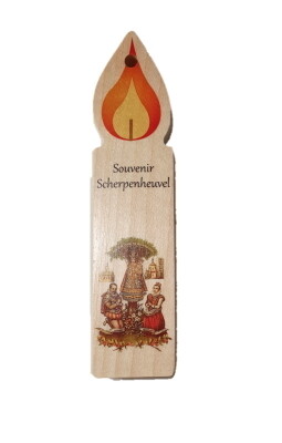 Magneet van Scherpenheuvel in hout 13 cm
