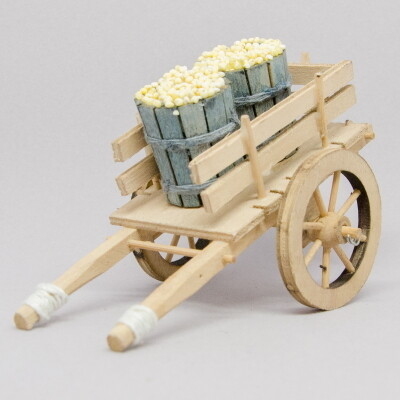 kar met 2 tonnen 13x7x7 cm