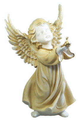 Engel met duif 35 cm