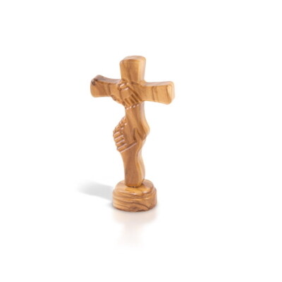 Staand Kruis hout 13 cm