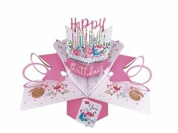 Popup Kaart - Happy Birthday -