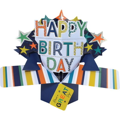 Popup Kaart - Happy Birthday -