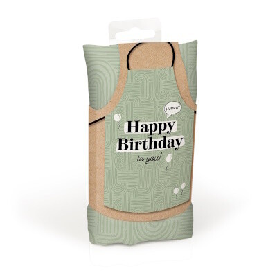 Schort - Happy Birthday