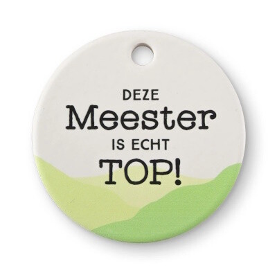 Keramieken Magneet - Meester