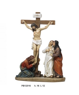 Kruisiging &amp; 3 Maria&#39;s 16 cm