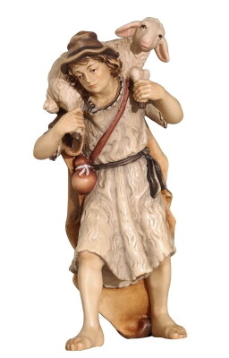 Herder houtsnijwerk 12 cm