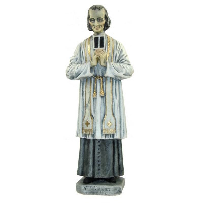Pastoor van Ars - Cure d&#39;Ars -  42 cm Franse steenn