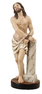 Christus aan pilaar 14  cm