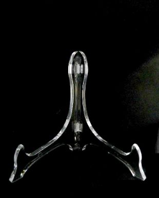 Bordenstandaard in PLEXI 13 cm  - bordenstaander -