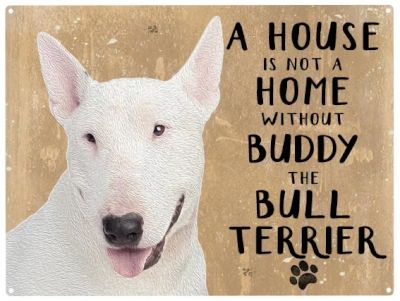 BULL TERRIER metal sign 30 cm x 40 cm
