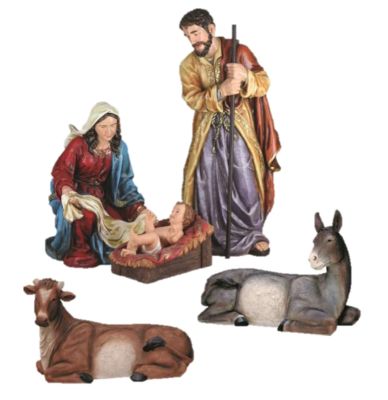 Heilige familie met os en ezel KER-PAN-PRS140