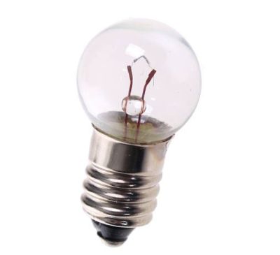 Lampje wit E10 fitting 3W 12V
