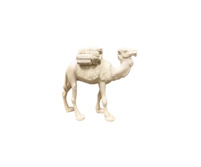 Kameel met bagage houtsnijwerk -LEONARDO - 12 cm Figuren