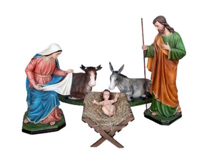 Kerstset 105 cm KER-CIM-700-105 - Figuren apart verkrijgbaar -