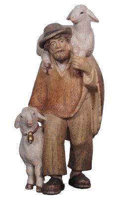 HERDER EN SCHAPEN voor 12 cm figuren HERDER EN SCHAPEN voor 12 cm figuren "WASSERFARBE" - PEMA