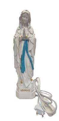 Beeld Lourdes 30 cm met LED