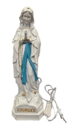 Beeld Lourdes 40 cm met LED