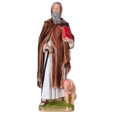 Antonius Abt- met varken -   40 cm - gips -