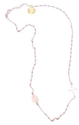 Rozenkrans Rose  2 mm parel       49-52 cm