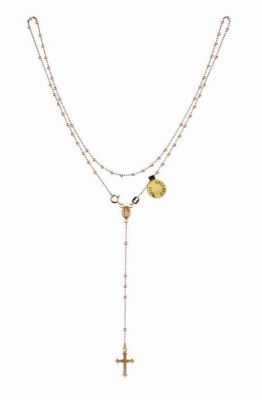 Rozenkrans Rose  3 mm parel       51 cm