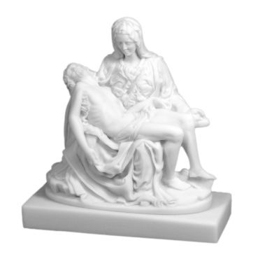 Pieta 18 cm    marmerstof